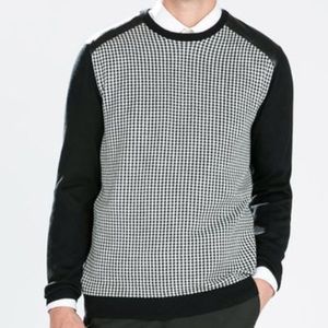 Zara Contrast Print Sweater